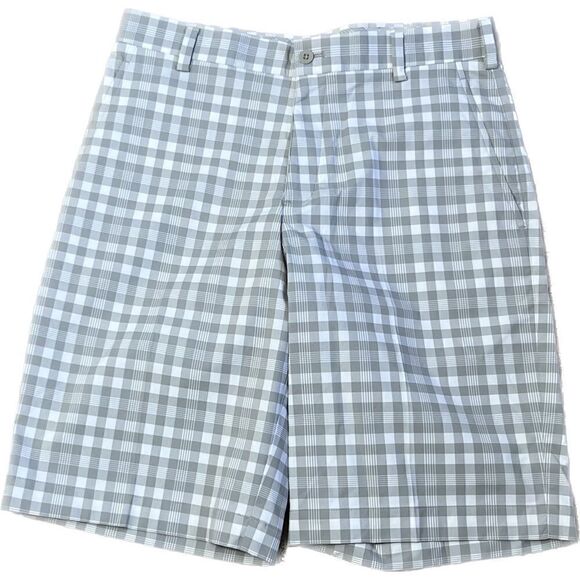Nike Golf, men’s medium, Dri-fit, plaid, shorts new no tag - Picture 1 of 6